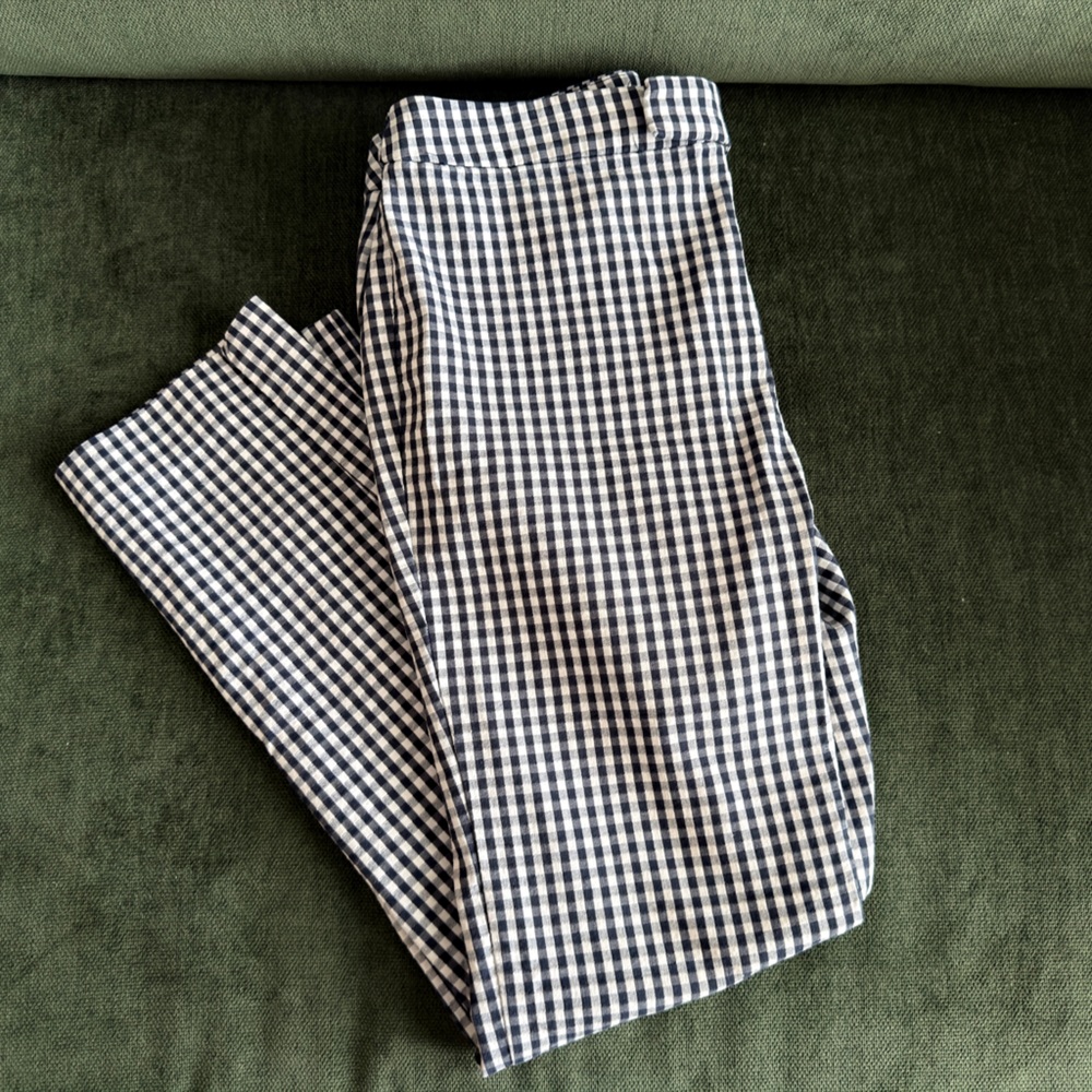 Ralph Lauren Black and White Gingham Capris
